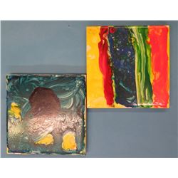 4"x4" Hand-painted Decorative Coasters