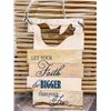 Image 1 : Faith-Based Inspired Wooden Hanging Sign - Value 50.00