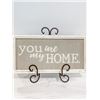 Image 1 : Decorative Inspirational Sign with Stand - Value 25.00