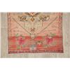 Image 5 : A WOOL HAND KNOTTED OUSHAK ORIENTAL AREA RUG.
