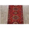 Image 2 : A WOOL HAND KNOTTED ORIENTAL RUG RUNNER.