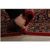 Image 12 : A WOOL HAND KNOTTED FLORAL ORIENTAL AREA RUG.