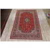 Image 2 : A WOOL HAND KNOTTED FLORAL ORIENTAL AREA RUG.