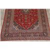 Image 5 : A WOOL HAND KNOTTED FLORAL ORIENTAL AREA RUG.