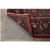 Image 10 : A WOOL HAND KNOTTED FLORAL ORIENTAL AREA RUG.