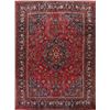Image 1 : A WOOL HAND KNOTTED FLORAL ORIENTAL AREA RUG.