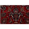 Image 7 : A WOOL HAND KNOTTED FLORAL ORIENTAL AREA RUG.