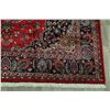 Image 6 : A WOOL HAND KNOTTED FLORAL MEDALLION AREA RUG.