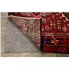 Image 10 : A WOOL HAND KNOTTED ORIENTAL RUG RUNNER.