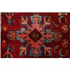 Image 7 : A WOOL HAND KNOTTED ORIENTAL RUG RUNNER.