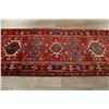 Image 9 : A WOOL HAND KNOTTED ORIENTAL RUG RUNNER.