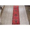 Image 2 : A WOOL HAND KNOTTED LILIAN ORIENTAL RUG RUNNER.