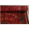 Image 10 : A WOOL HAND KNOTTED ABADEH ORIENTAL RUG RUNNER.