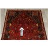 Image 8 : A WOOL HAND KNOTTED ABADEH ORIENTAL RUG RUNNER.