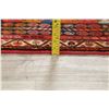 Image 9 : A WOOL HAND KNOTTED ABADEH ORIENTAL RUG RUNNER.
