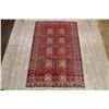 Image 2 : A WOOL HAND KNOTTED ORIENTAL AREA RUG.