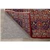 Image 10 : A WOOL HAND KNOTTED FLORAL MEDALLION AREA RUG.