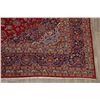 Image 6 : A WOOL HAND KNOTTED FLORAL MEDALLION AREA RUG.