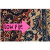 Image 7 : A WOOL HAND KNOTTED FLORAL ORIENTAL AREA RUG.