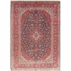 Image 1 : A WOOL HAND KNOTTED FLORAL ORIENTAL AREA RUG.