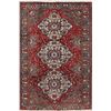 Image 1 : A WOOL HAND KNOTTED MEDALLION AREA RUG.