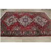 Image 9 : A WOOL HAND KNOTTED MEDALLION AREA RUG.