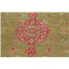 Image 4 : A WOOL HAND KNOTTED OUSHAK AREA RUG.