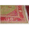 Image 6 : A WOOL HAND KNOTTED OUSHAK AREA RUG.