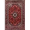Image 1 : A WOOL HAND KNOTTED MEDALLION AREA RUG.