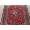 Image 3 : A WOOL HAND KNOTTED MEDALLION AREA RUG.