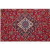 Image 4 : A WOOL HAND KNOTTED MEDALLION AREA RUG.