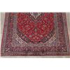 Image 5 : A WOOL HAND KNOTTED MEDALLION AREA RUG.
