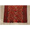 Image 5 : A WOOL HAND KNOTTED BALOUCH ORIENTAL RUG RUNNER.