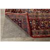 Image 10 : A WOOL HAND KNOTTED FLORAL MEDALLION AREA RUG.
