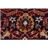 Image 7 : A WOOL HAND KNOTTED FLORAL MEDALLION AREA RUG.