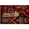 Image 8 : A WOOL HAND KNOTTED FLORAL MEDALLION AREA RUG.