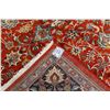 Image 11 : A WOOL HAND KNOTTED FLORAL ORIENTAL AREA RUG.