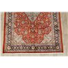Image 5 : A WOOL HAND KNOTTED FLORAL ORIENTAL AREA RUG.