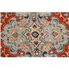 Image 8 : A WOOL HAND KNOTTED FLORAL ORIENTAL AREA RUG.