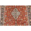 Image 9 : A WOOL HAND KNOTTED FLORAL ORIENTAL AREA RUG.