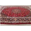 Image 9 : A WOOL HAND KNOTTED ORIENTAL AREA RUG.