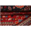Image 11 : A WOOL HAND KNOTTED ABADEH ORIENTAL AREA RUG.