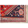 Image 4 : A WOOL HAND KNOTTED ABADEH ORIENTAL AREA RUG.