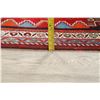 Image 8 : A WOOL HAND KNOTTED ABADEH ORIENTAL AREA RUG.