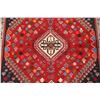 Image 9 : A WOOL HAND KNOTTED ABADEH ORIENTAL AREA RUG.