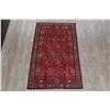Image 2 : A WOOL HAND KNOTTED BALOUCH ORIENTAL RUG.