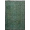 Image 1 : A WOOL HAND KNOTTED FLORAL AREA RUG.
