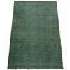 Image 2 : A WOOL HAND KNOTTED FLORAL AREA RUG.