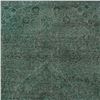 Image 4 : A WOOL HAND KNOTTED FLORAL AREA RUG.