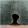 Image 9 : A WOOL HAND KNOTTED FLORAL AREA RUG.